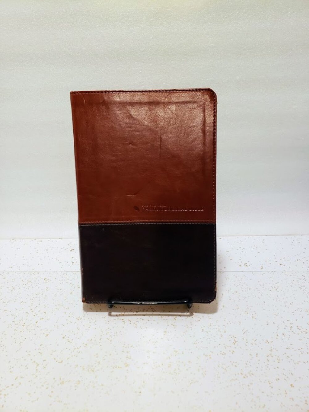 Tyndale NLT One Year Chronological Bible Brown LeatherLike 2007 Devotional